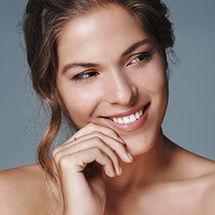 Young woman with perfect smile