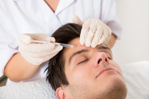 Man Having Botox Treatment